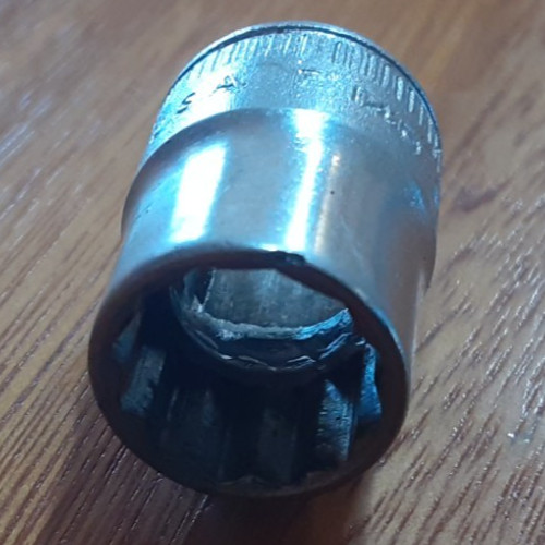 Snap on F140 Socket 3/8″ Drive SAE 7/16″ 12 point