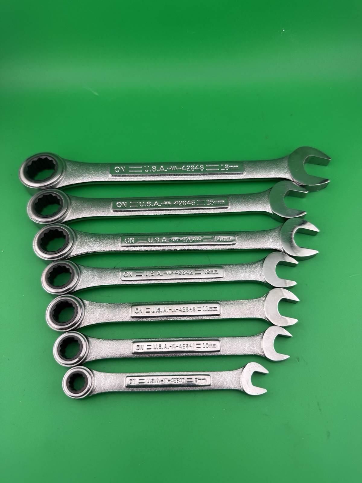Sears Craftsman Metric Ratcheting Combination Wrench Set