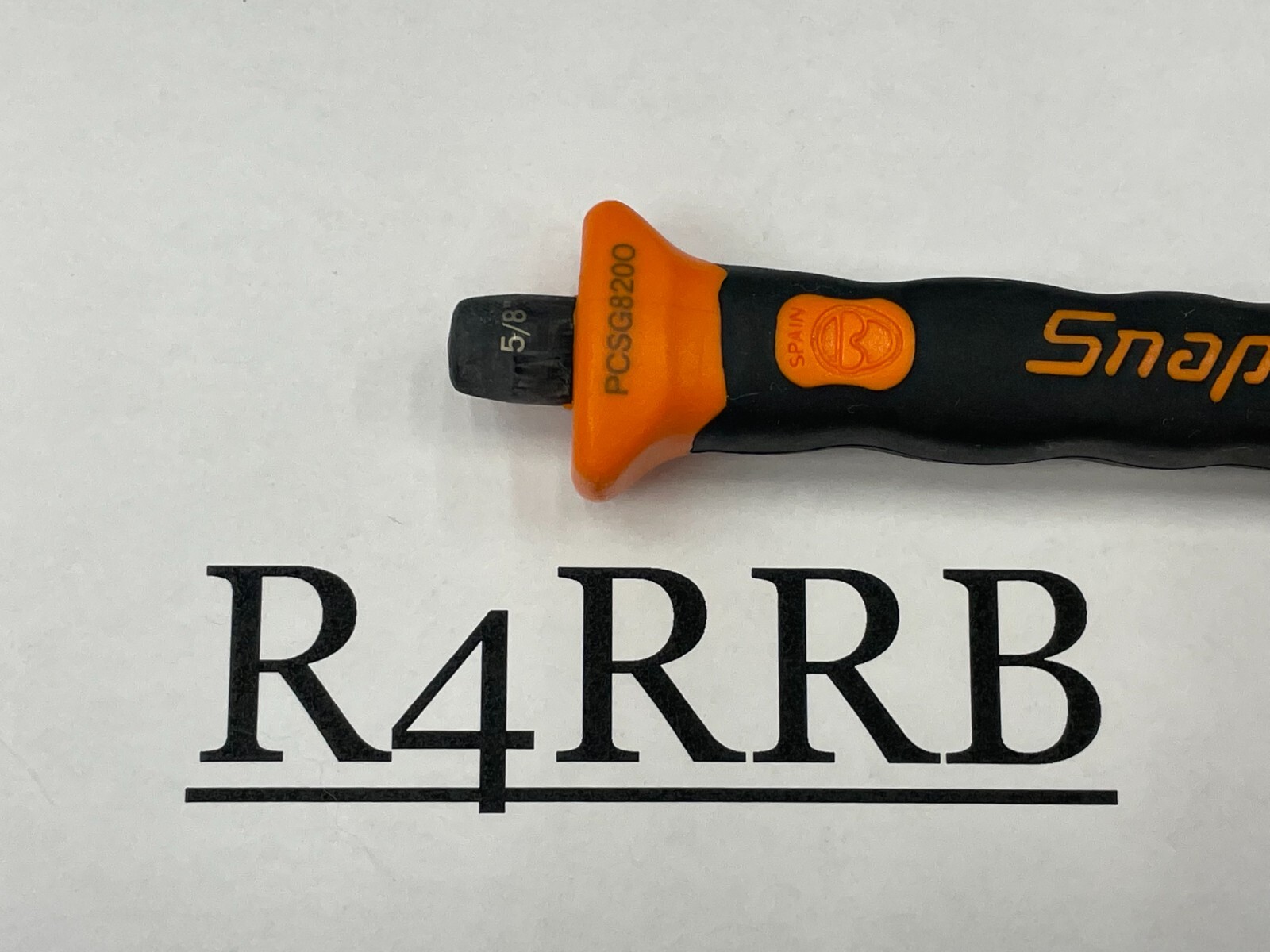 Snap-on Tools SPAIN NEW ORANGE Soft Grip 5/8″ Flat Edge Chisel PCSG820O