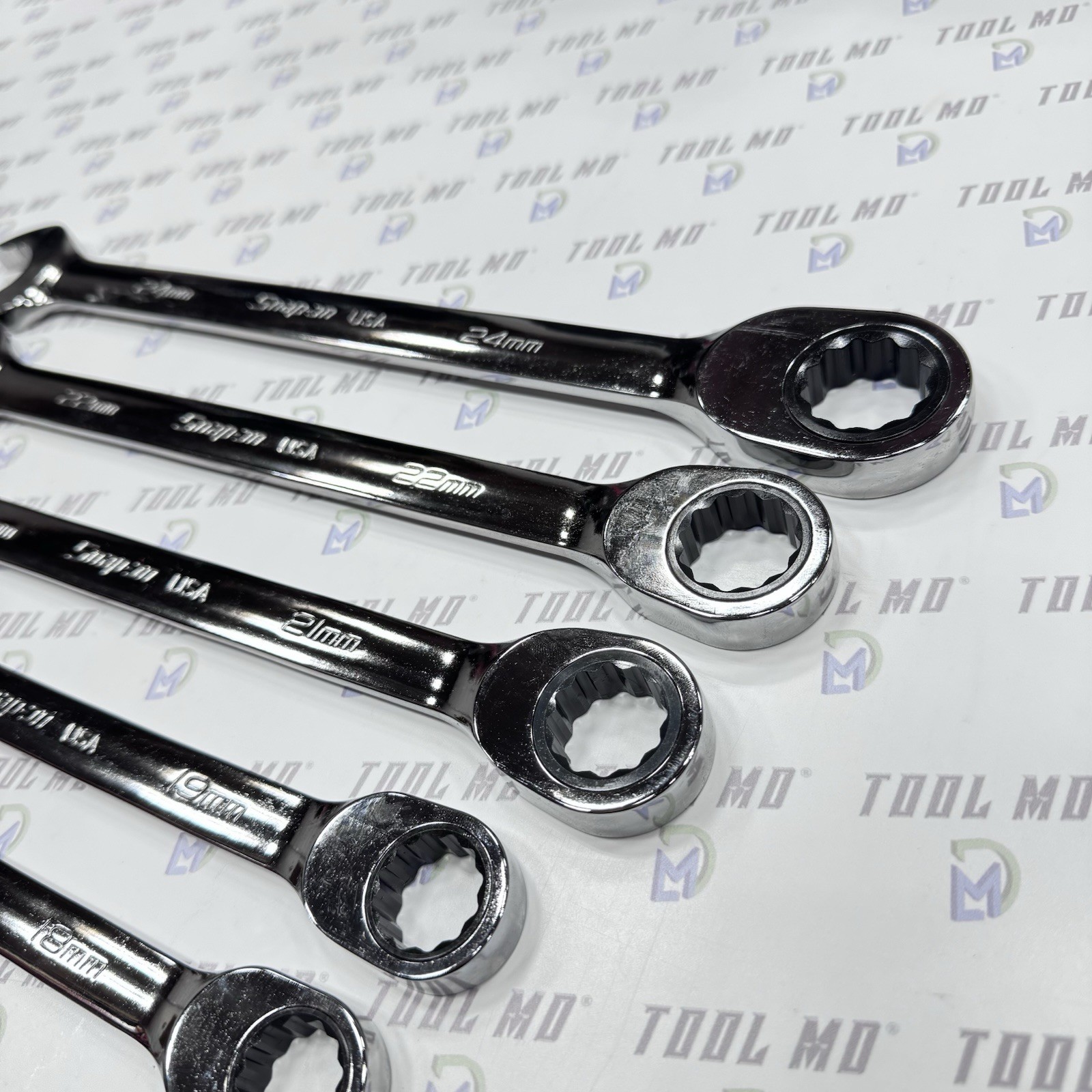 Snap-on Tools NEW 17pc 0° Offset Non-Reverse Ratchet Wrench Foam Set SOXRM01FBA