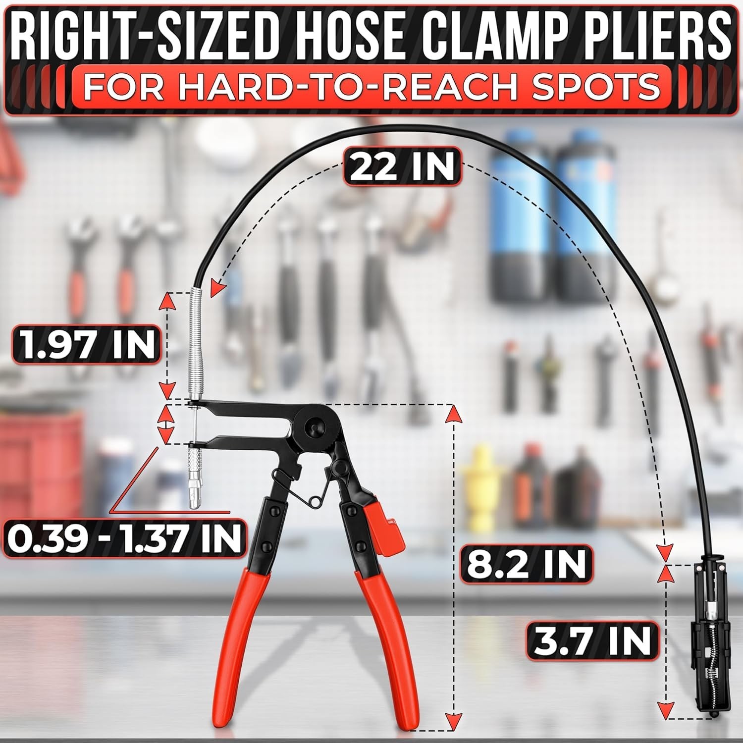 Radiator Hose Clamp Pliers Automotive Tool – Corrosion-Resistant Hose Clamp T…