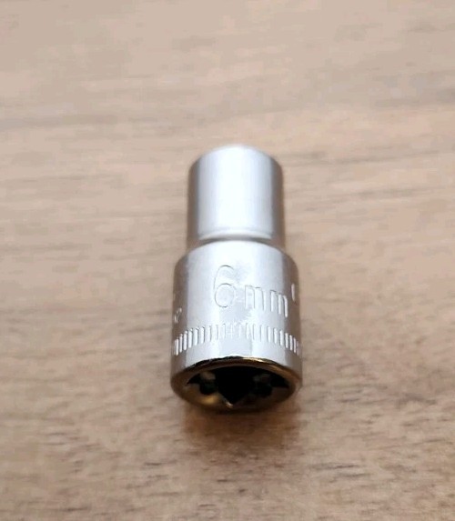 Craftsman USA 6mm Socket 6 Point 1/4″ Drive Inverted G2 43502