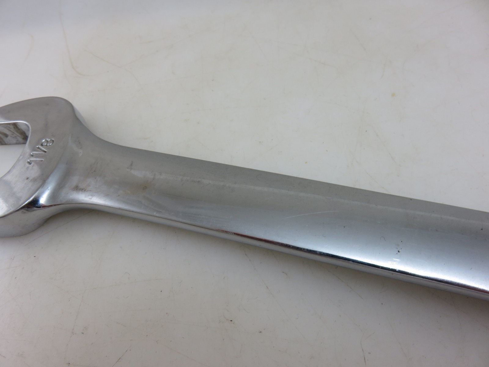 Snap-On OEX36 1-1/8″ Combination Wrench 12pt 15.5″ Long Vintage