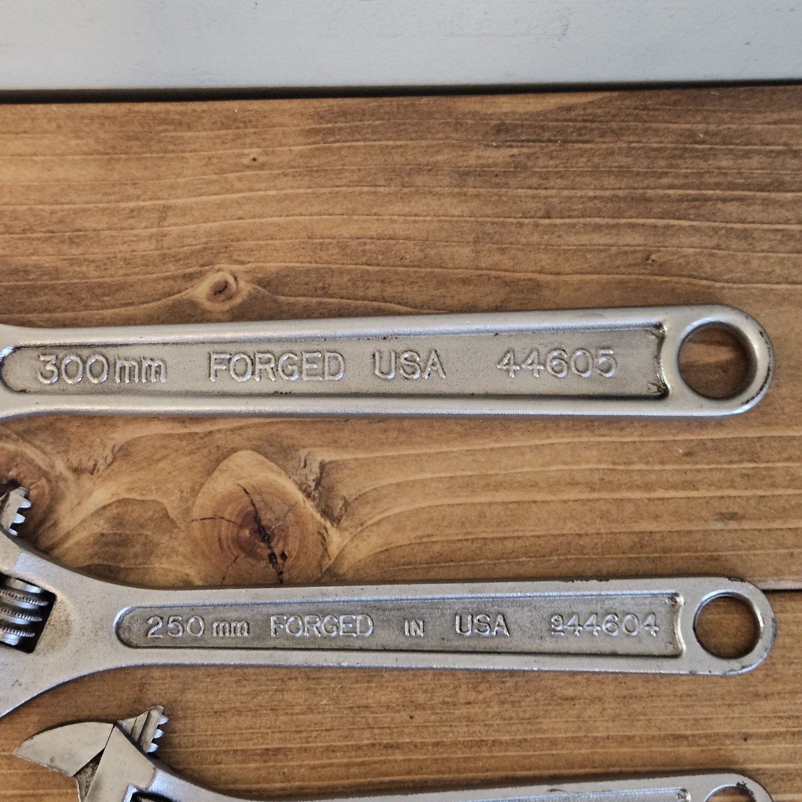 Vintage Craftsman 4″ 6″ 8″ 10″ 12″Adjustable Wrench 44602 44603 44604 444605 USA