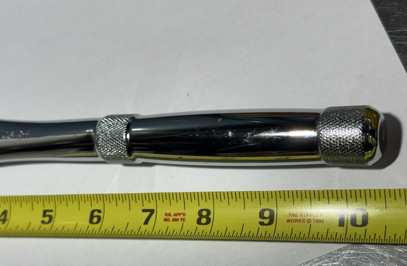 Proto USA 5449XL Pear Head 1/2″ Drive Full Polish Ratchet 10-1/2” Long