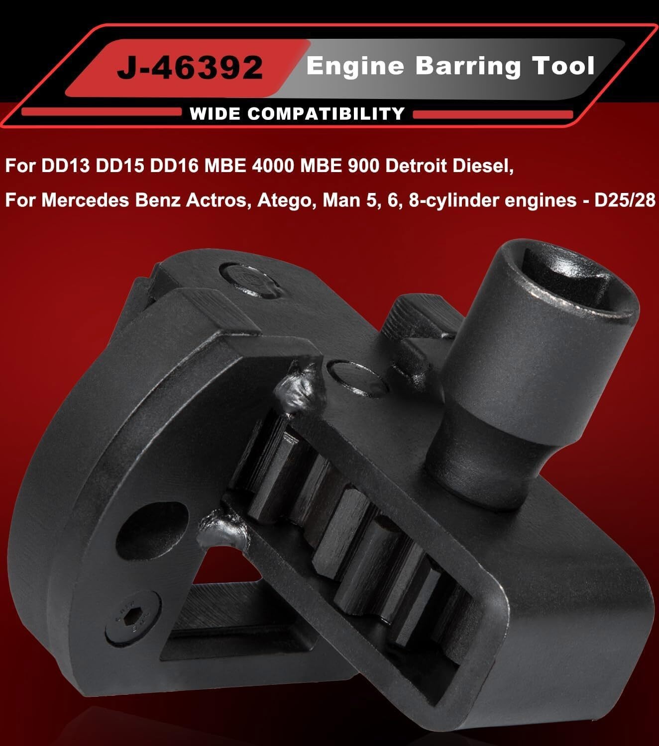 For Detroit Diesel DD13 DD15 DD16 Engine Turning Barring Tool W904589046300