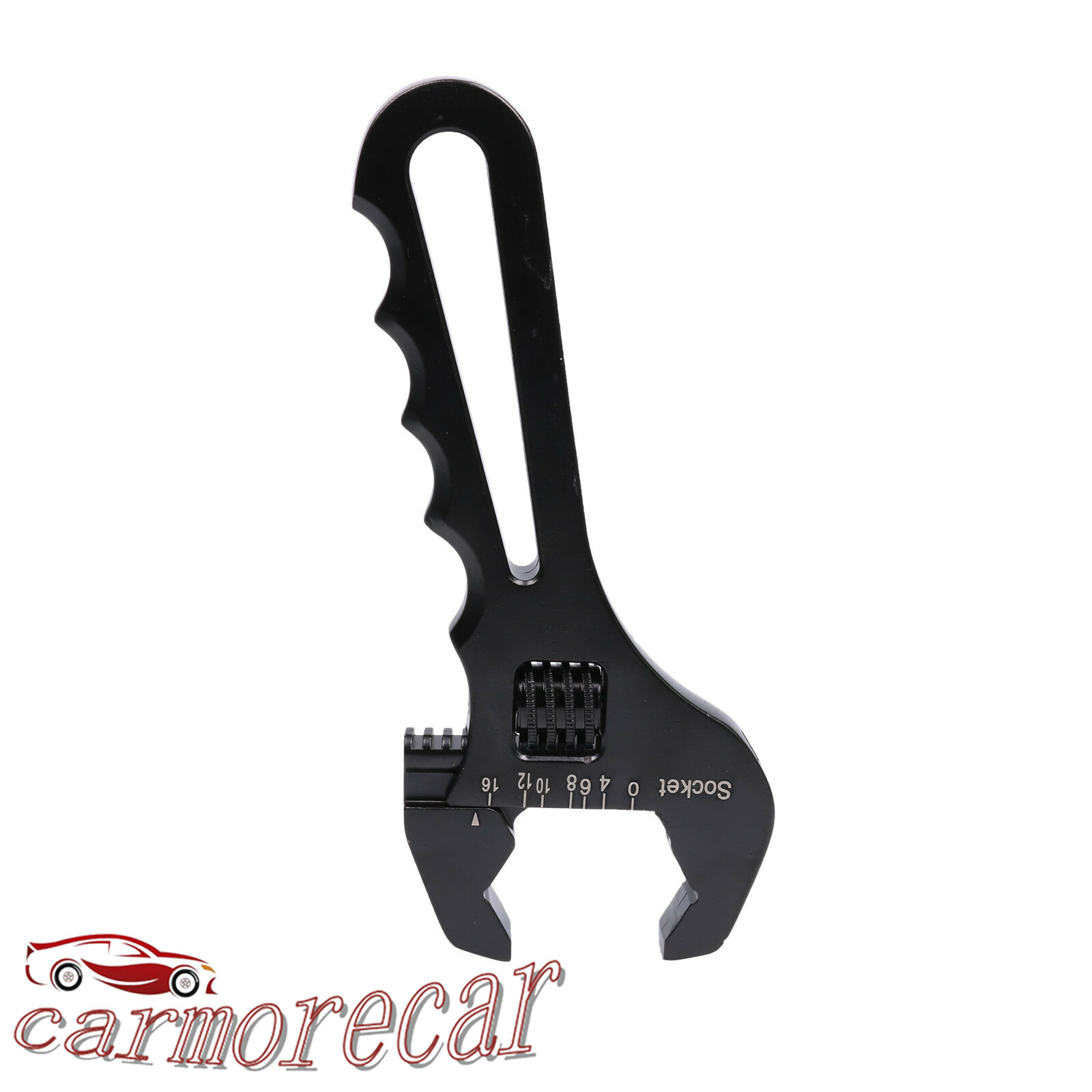 Adjustable Wrench Aluminum Tool Spanner 3AN-16AN Black For Hose End Fitting