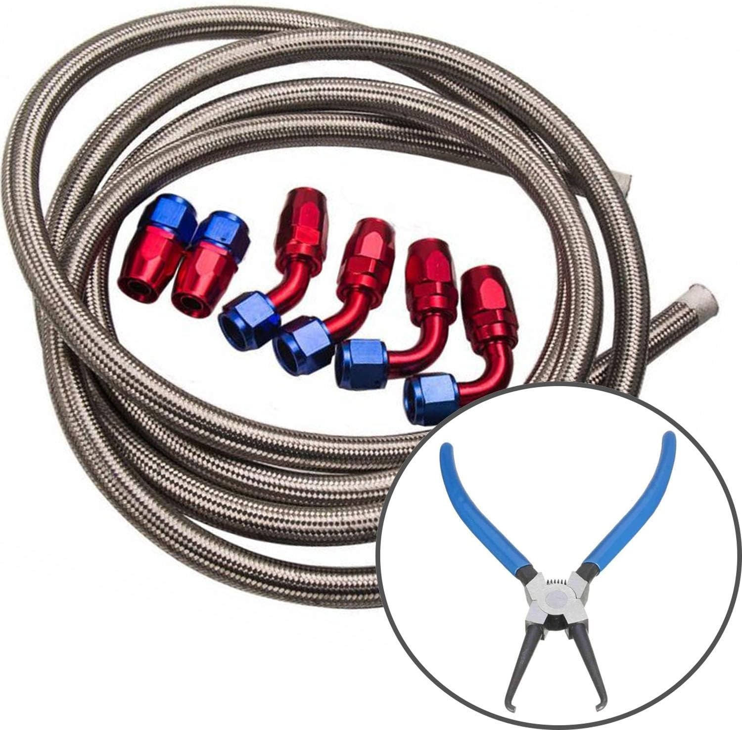 Ergonomic Fuel Line Removal Plier – Lightweight Blue Tool for Quick Disconnect