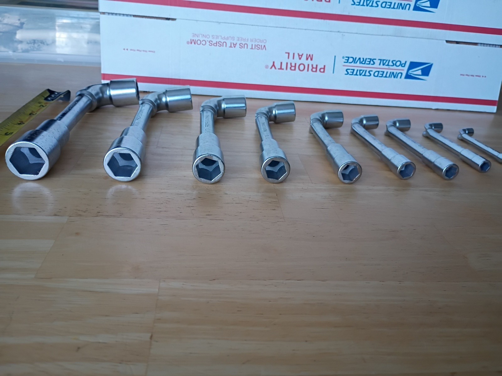 Craftsman Professional Angled Socket Wrench Set, 6pt / 12pt, France 34689