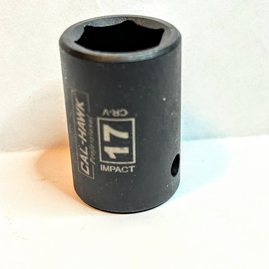 Cal- Hawk Professional Impact Socket 17 mm x 1/2″ Dr 6Pt Free USA Shipping