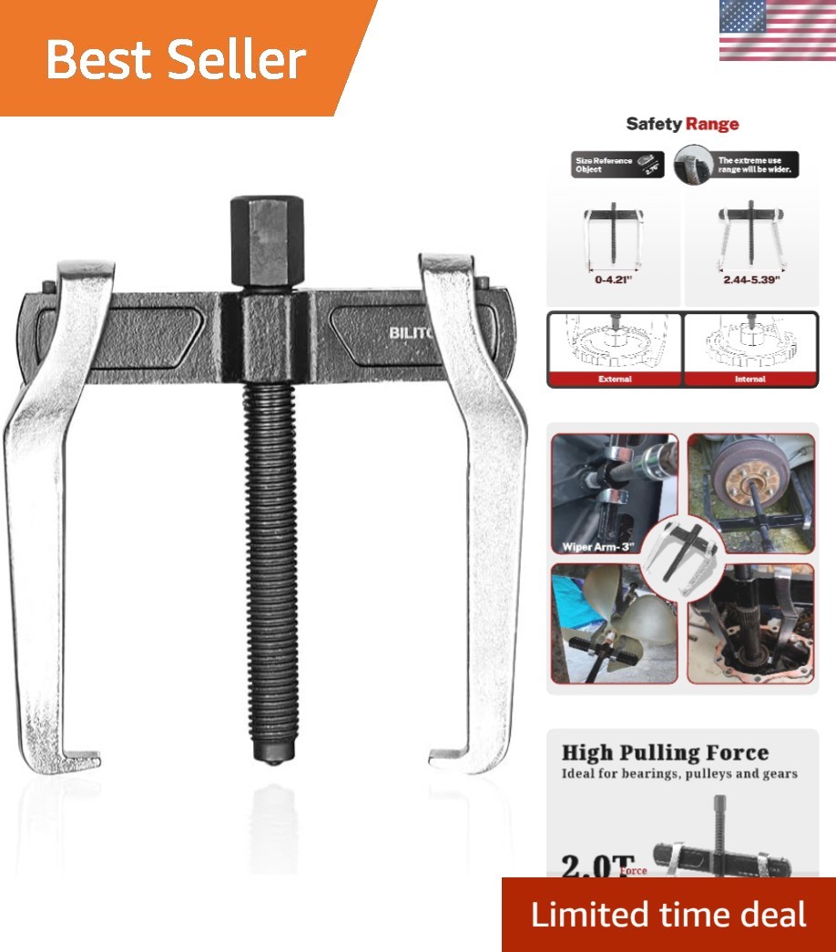 4″ 2-Jaw Gear Puller for Automotive Use – Quick & Secure Component Removal