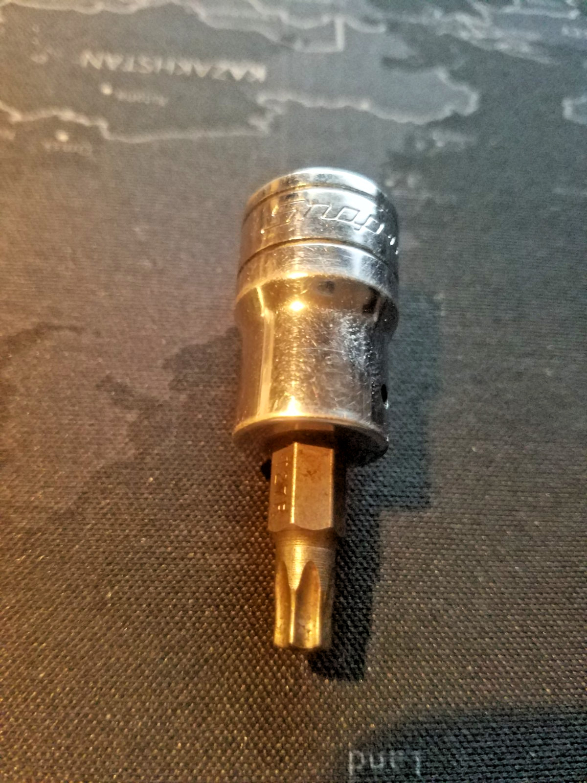 Snap On 3/8″ Drive T27 Torx Bit Tamper Resistant Socket # FTXR27 MADE IN THE USA