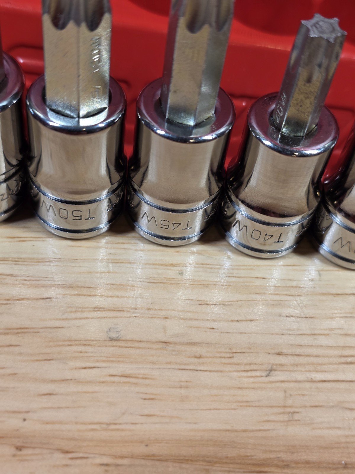 Snap-on 209EFTXBY 9-Piece Combo Drive HEAVY DUTY Removal Torx Bit Socket Set USA