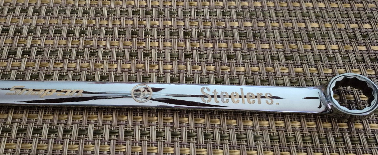 RARE SNAP ON TOOLS COMBINATION WRENCH PITTSBURG STEELERS NFL