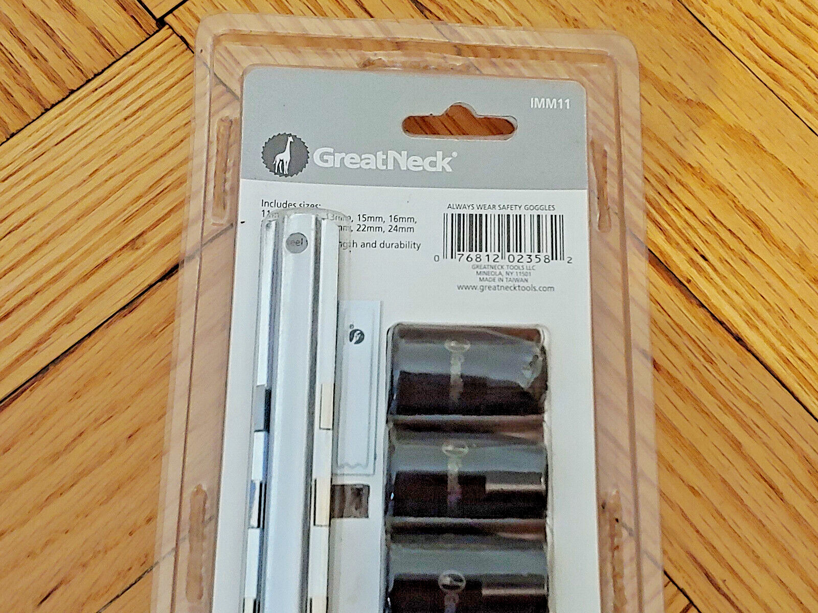 Greatneck 1/2″ Drive Deep Impact Socket Set Metric 10 Piece IMM11 In Package