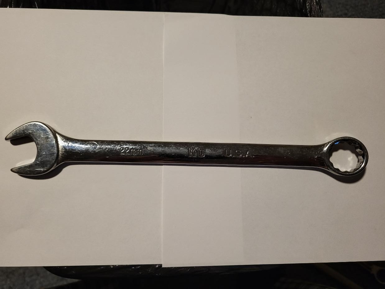 22mm KD Combination End Wrench – Part Number 63622 – Made in USA