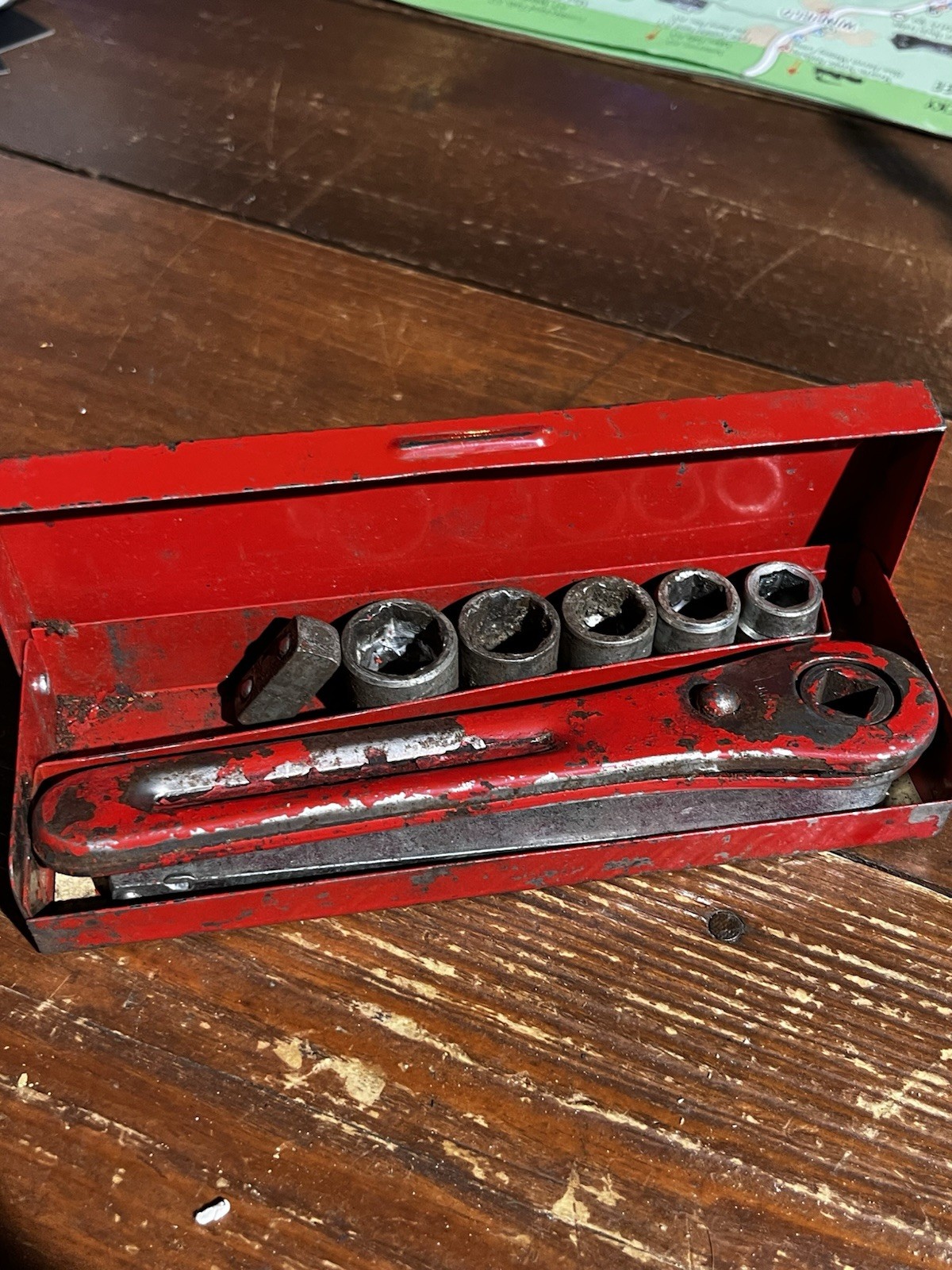 Vintage ( RARE ) Globemaster For 1/4″ Drive socket set
