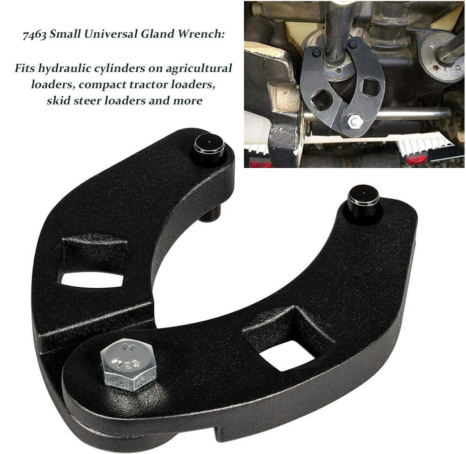 Adjustable Gland Nut Wrench Cap Remover #7463 For Hydraulic Cylinders Equipment