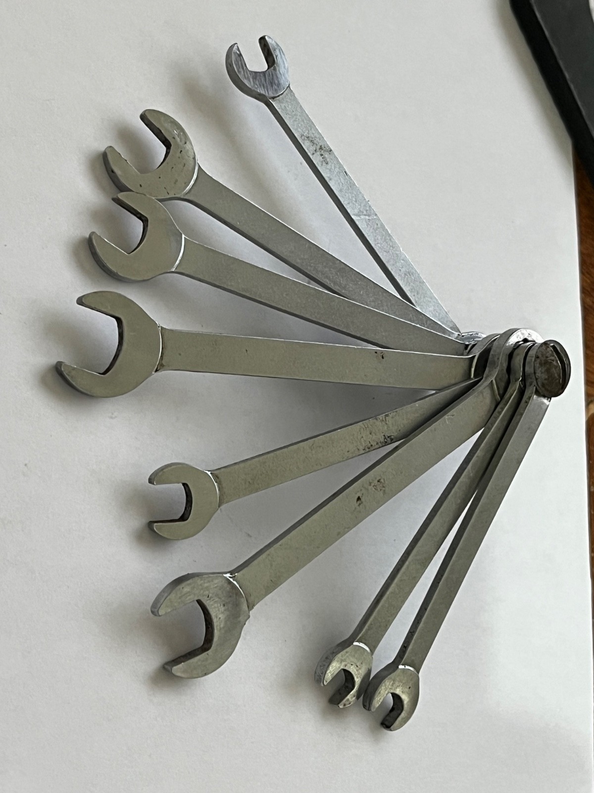 Vintage =Craftsman = lot of 8 ignition Combination wrenches SAE AS SHOWN