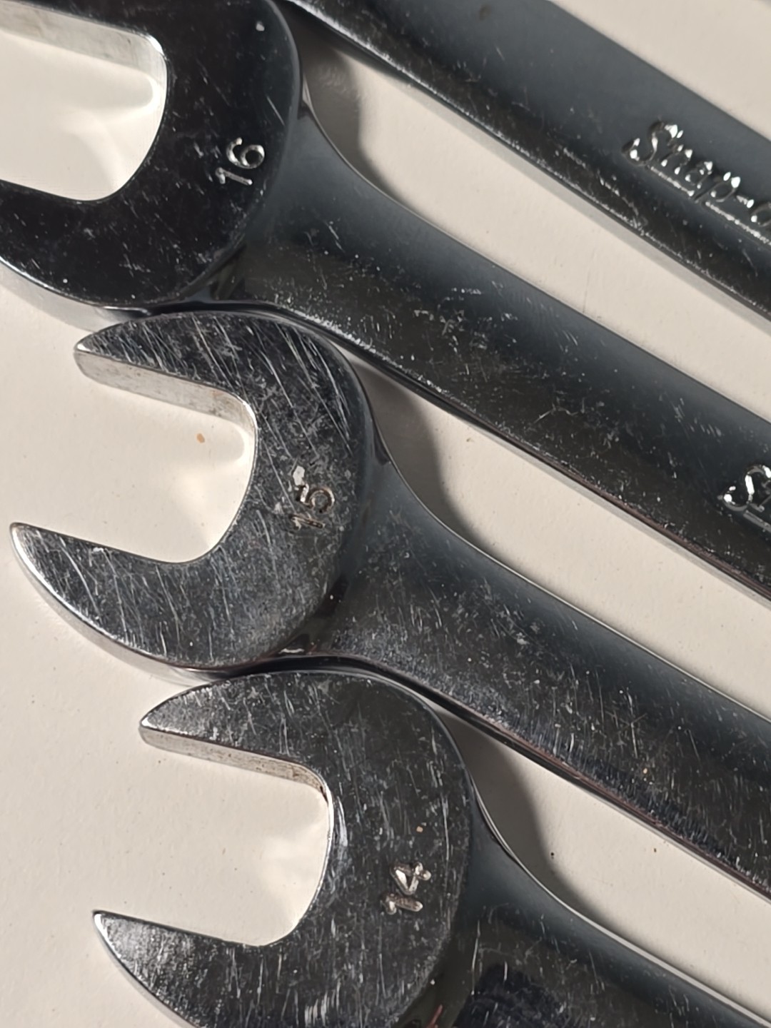 Snap On Metric Midget 9mm + 12mm – 19mm Combination Wrench Set 12pt OEX