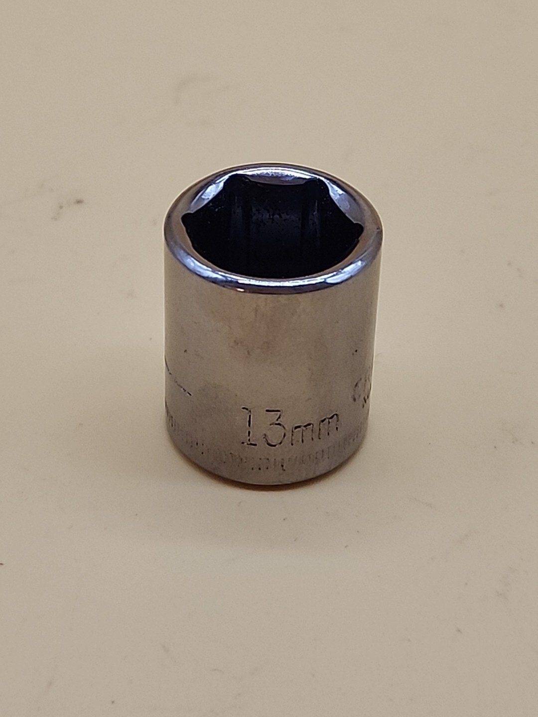 Craftsman Tools 13mm 6 Point 1/4″ Drive Shallow Socket G2 43514 USA