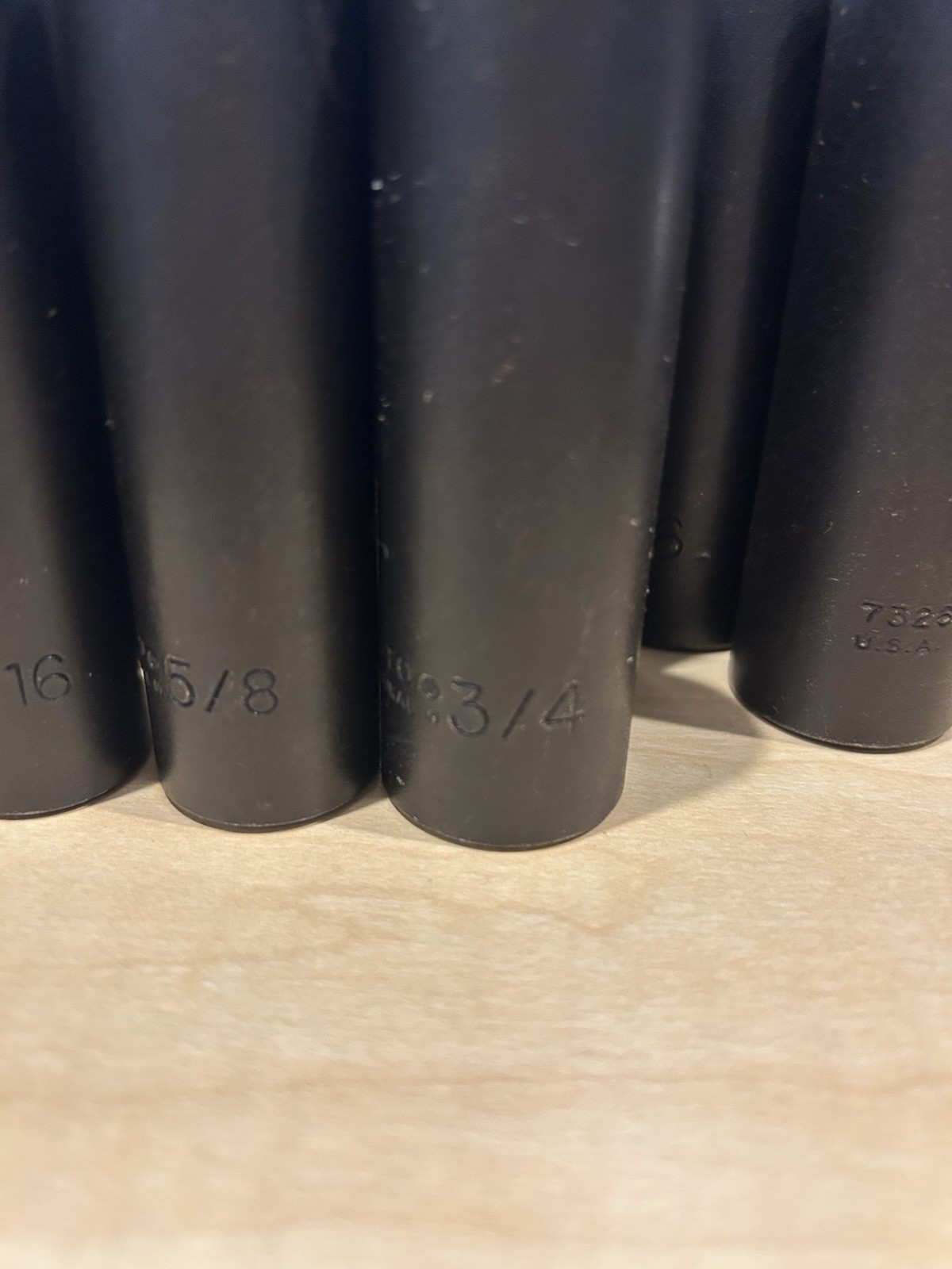 Proto 5 Piece Socket Set 6point 1/2 Drive