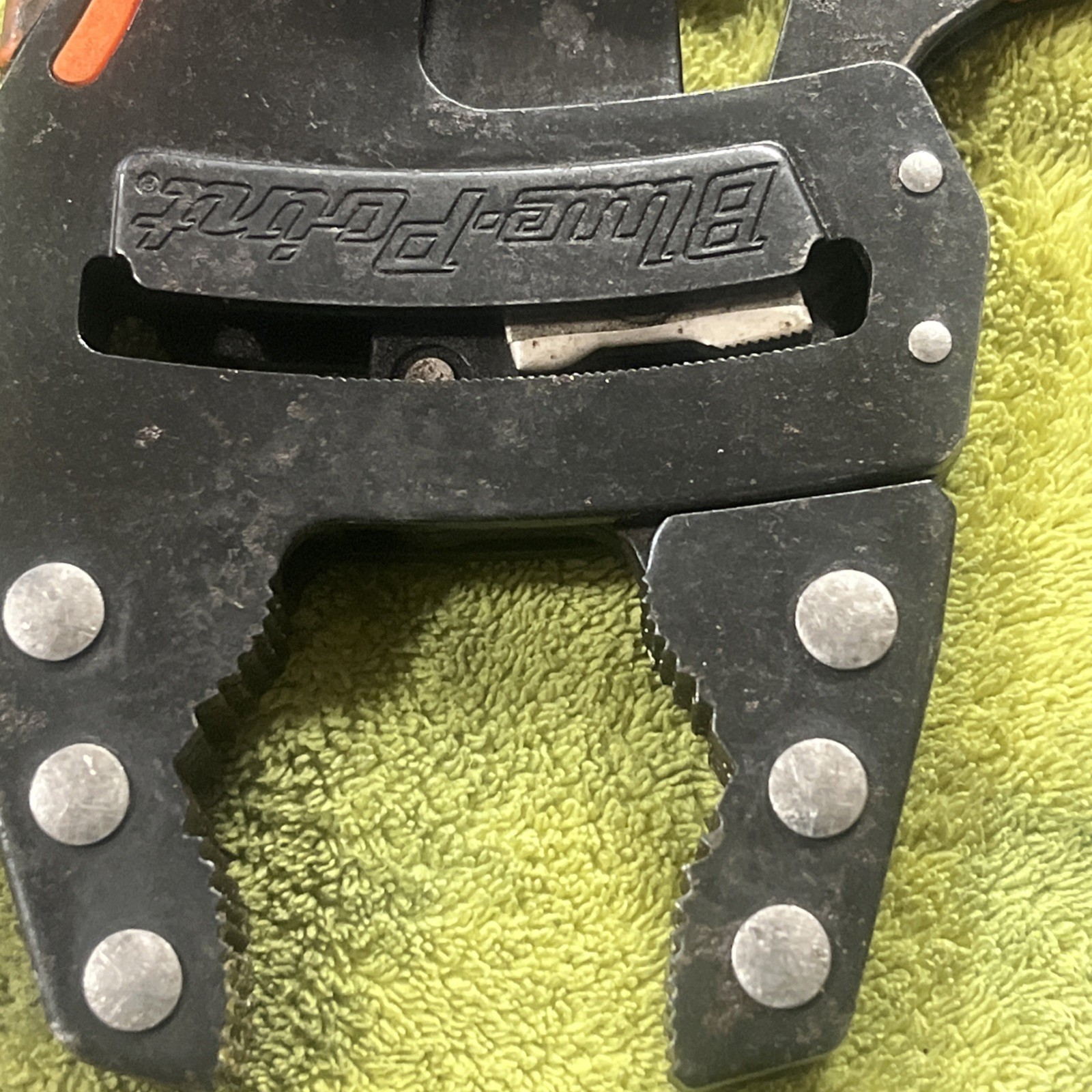 🇺🇸 Blue Point Tools Self Locking Pliers Vise Max Grip Force Adjustable Orange