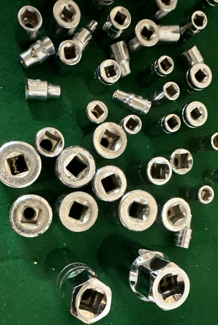 Lot Of 45+ Socket Impact Deep Well and regular Taiwan and Japan made