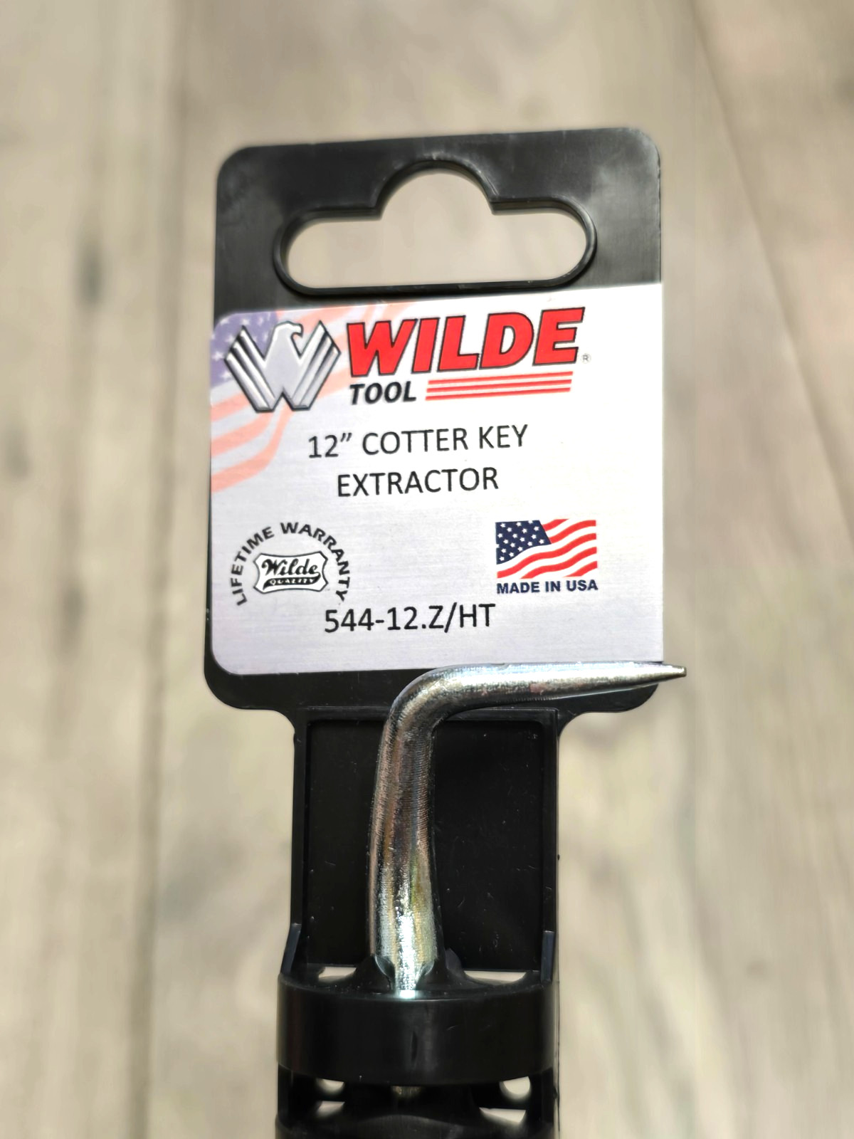 WILDE Tools USA 544-12.Z-HT 12″ Cotter Key Puller Hook/ Pick Tool