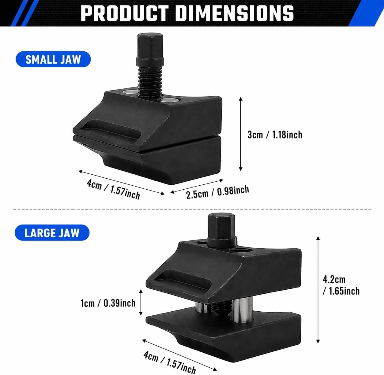 Dual-End Strut Spreader Tool for Efficient Suspension Repair across Major Brands