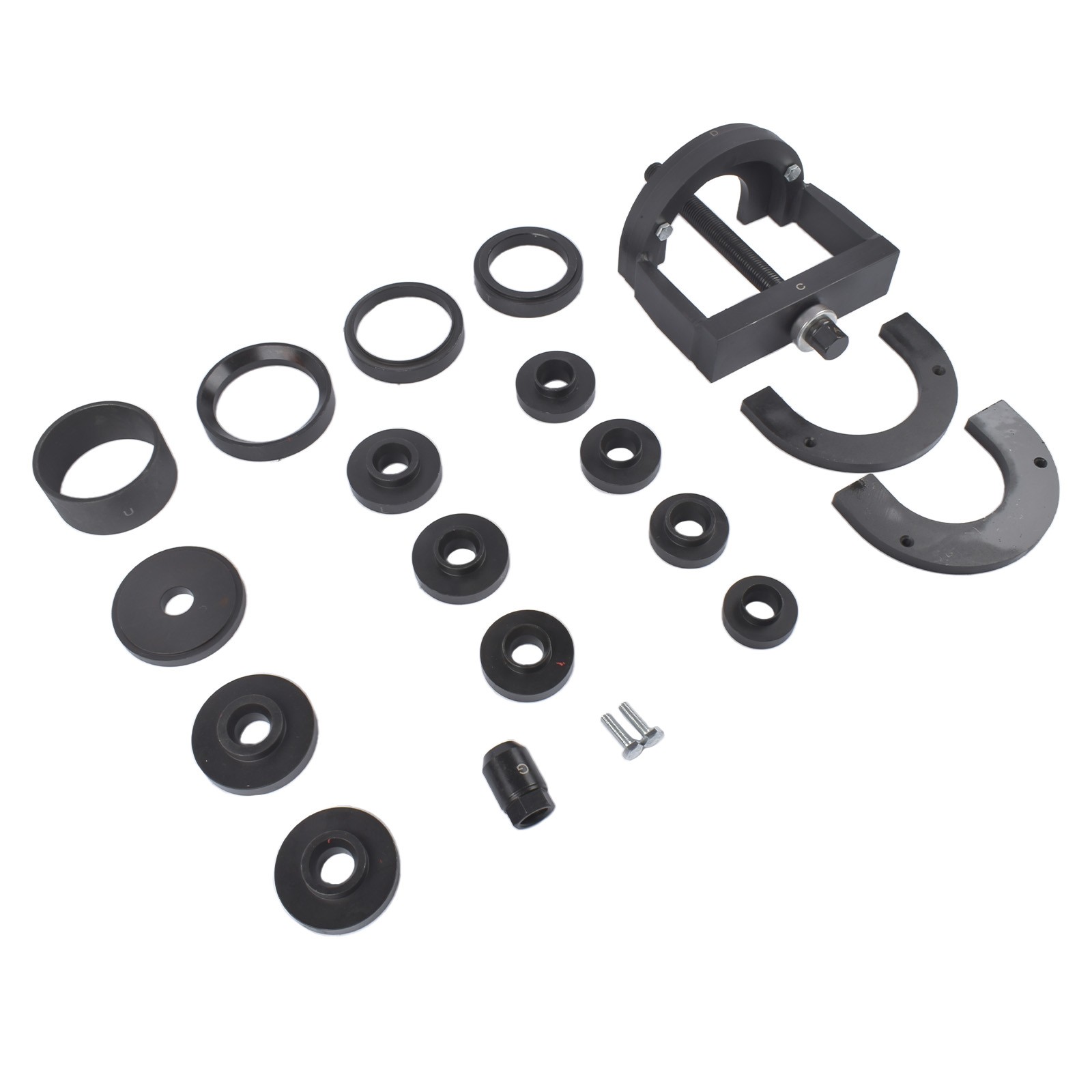 19pcs Master Wheel Hub & Bearing Removal + Installation Tool Set C – U Sizes
