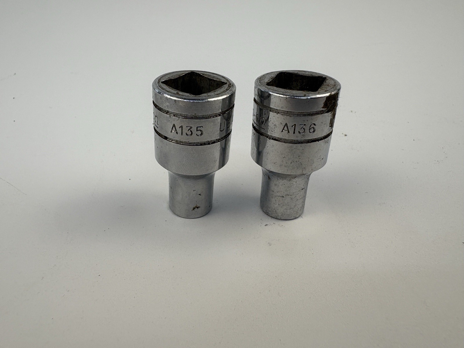 Snap-on 1/2 Drive Shock Absorber Sockets A135 & A136