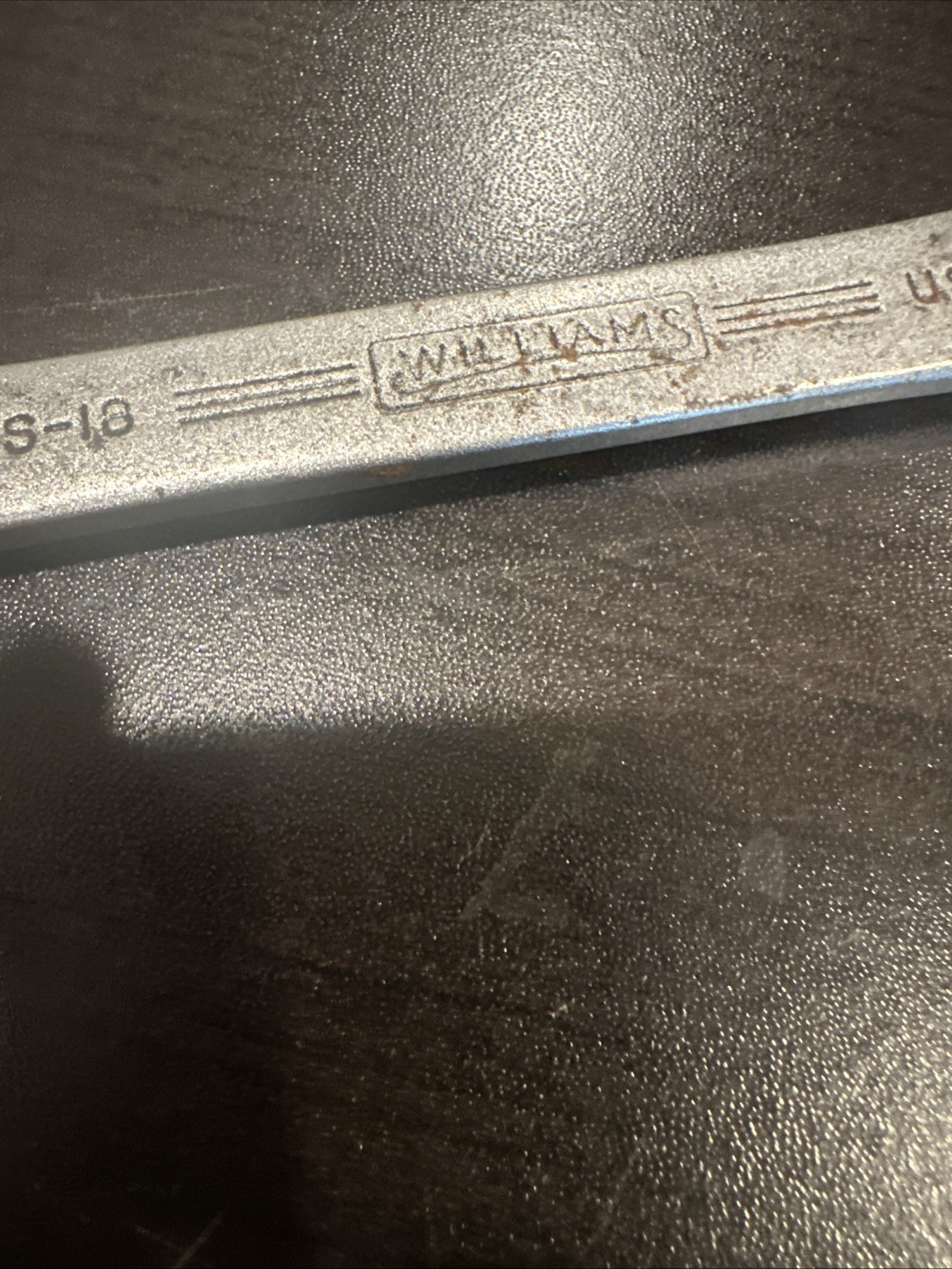 JH Williams Vulcan Vintage Metric Wrench 13mm Open End 18mm 12-Pt Box End USA