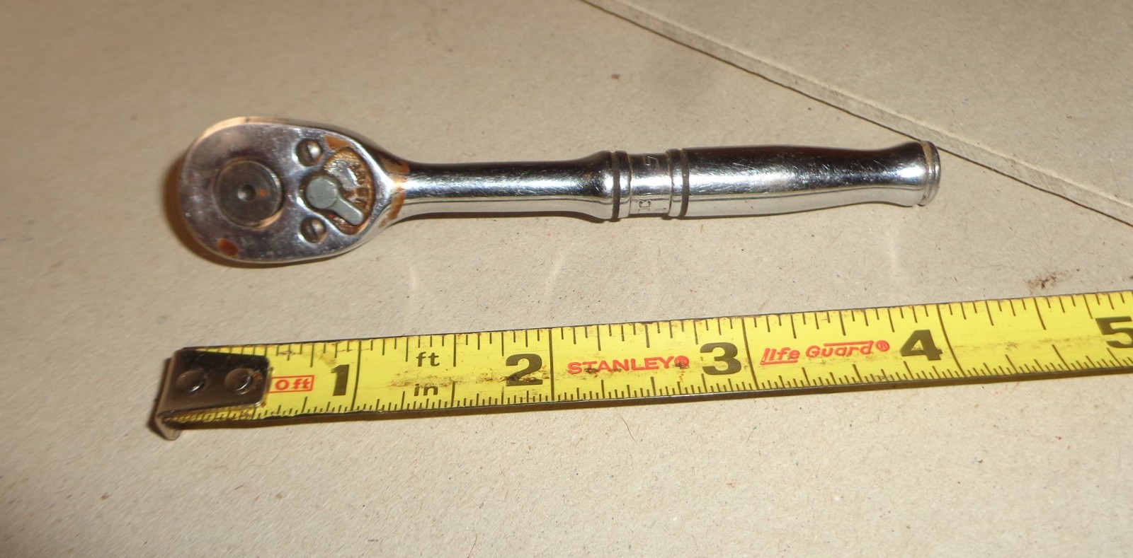 VINTAGE WORKING SNAP ON 1/4″ DRIVE RATCHET # TM-70C