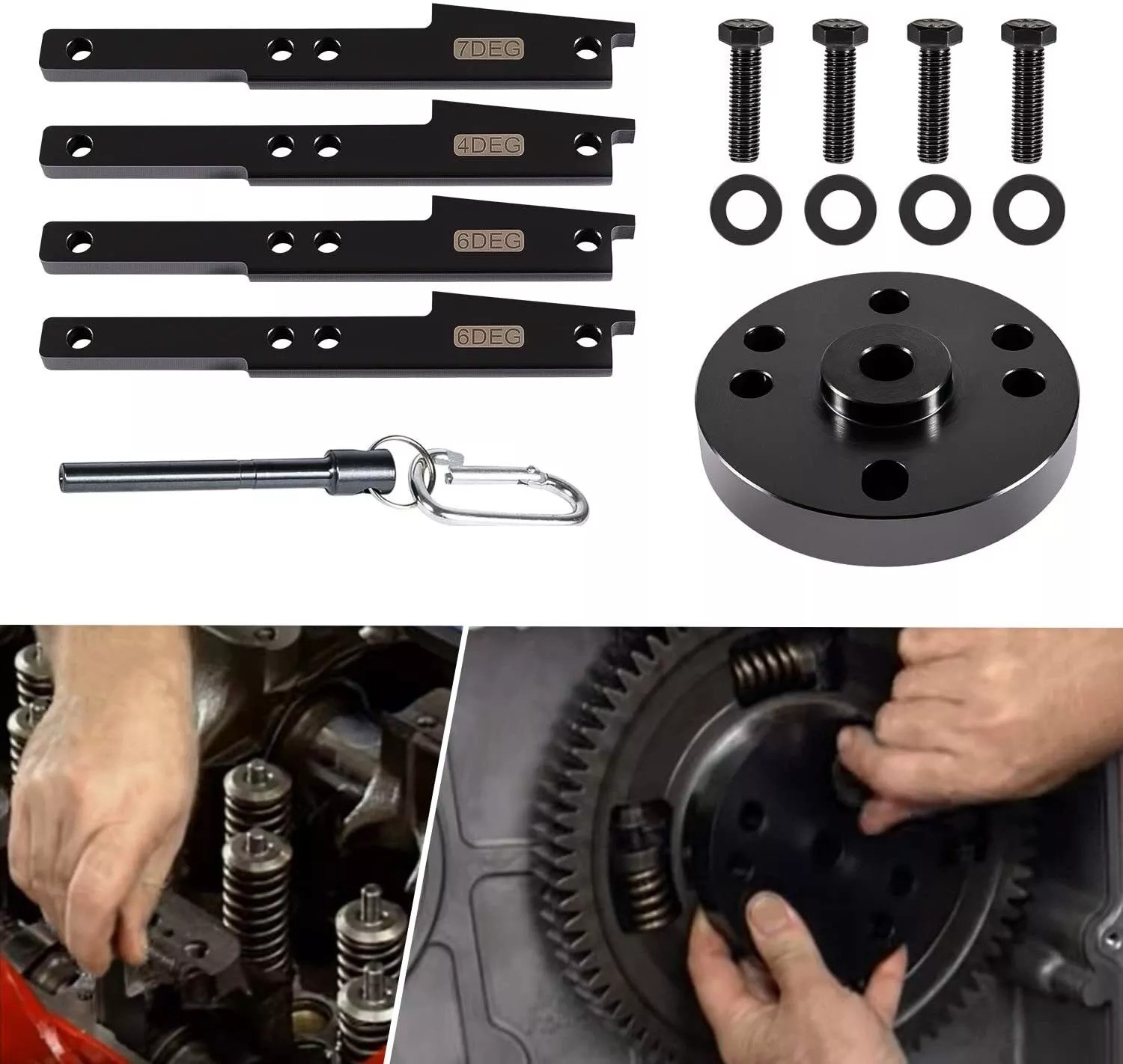 3163021 3163069 3163530 Cummins ISX QSX Timing Injector Cam Gear Puller Tool Kit