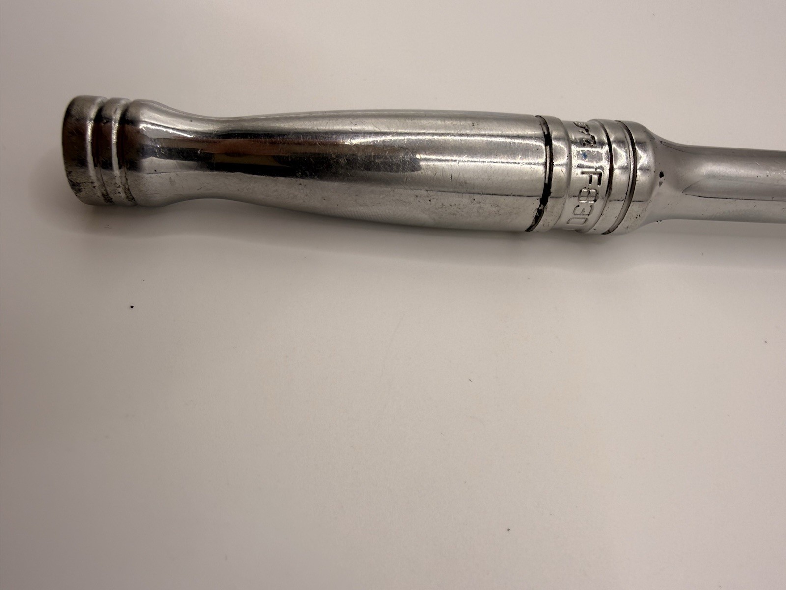 Snap-on F830 3/8” Drive Ratchet USA Chrome Vintage Works Well