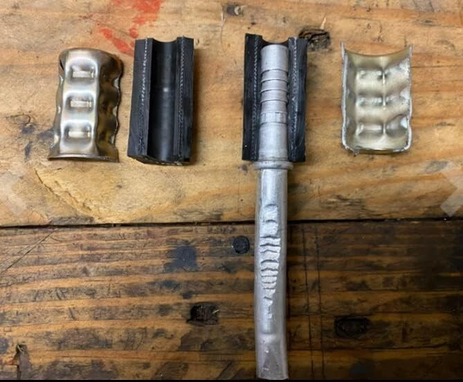 Ergonomic Hydraulic Hose Crimper Kit – Manual A/C Crimping Tool with Dies