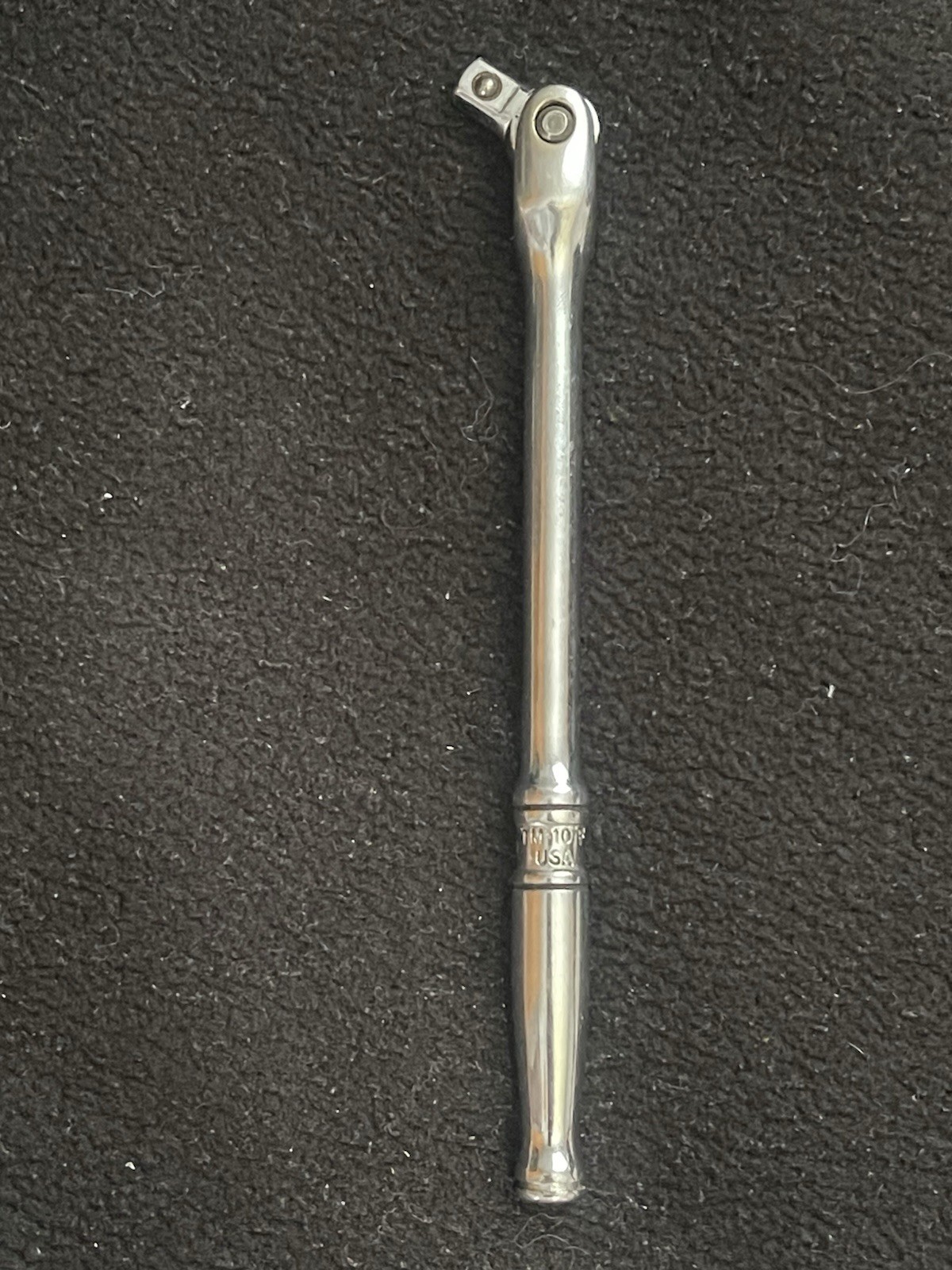 Snap On Tools TM10F 6″ Length Standard Handle Chrome Breaker Bar 1/4″ Drive USA