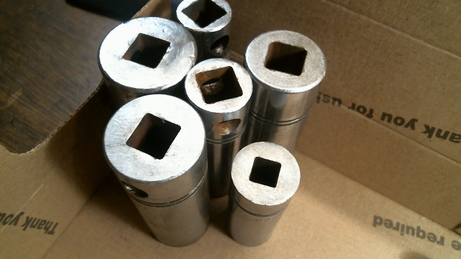 Williams 6 Deep Sockets 12 Point USA USED 5/8 TO 1 1/16 FREE USA EXT