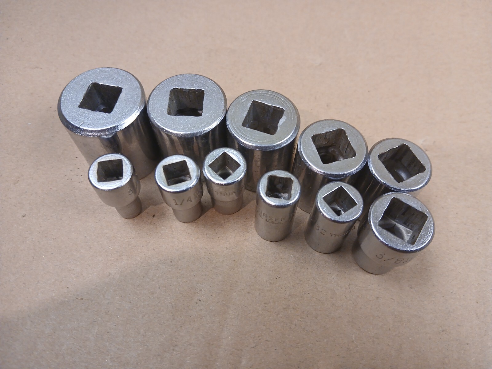 Thorsen Tools 3/8″ and 1/4″ Drive SAE Socket Set 12 Point & 6 Point Incomplete