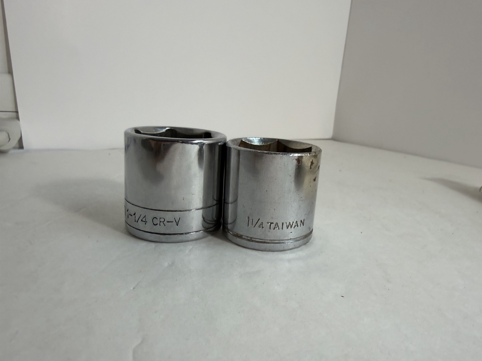 2pc 1-1/4” Drive Sockets CR-V Heavy Duty Large Socket Set