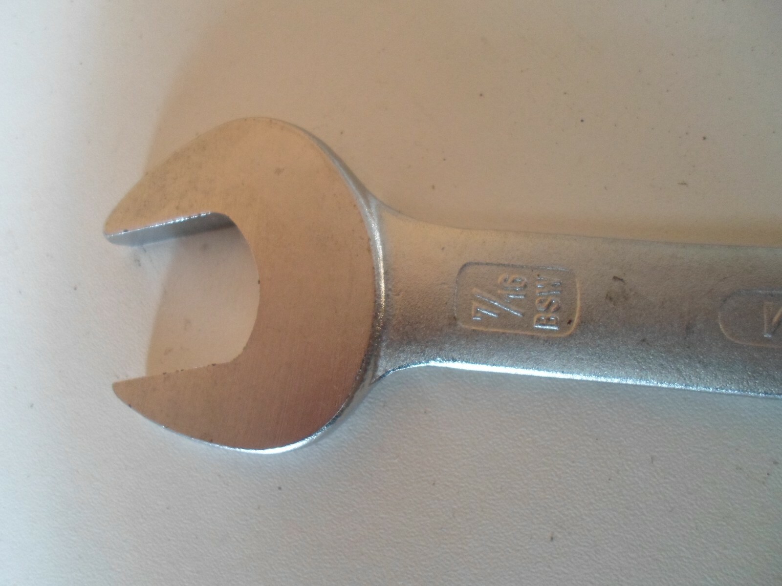 Traditional British Whitworth Open Ended Spanner Chrome Vanadium 1/2″ x 7 /16″ W