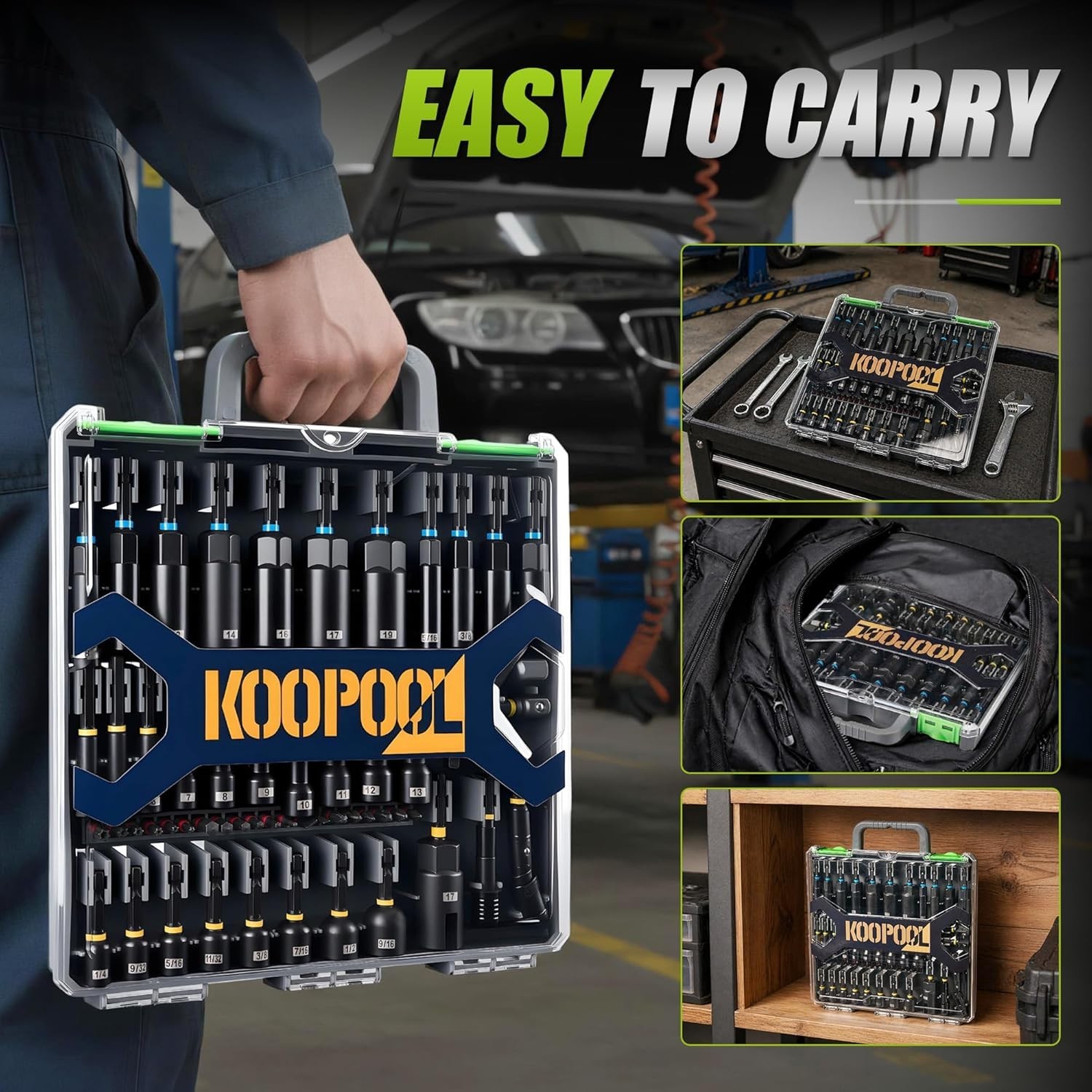 Magnetic Socket Set for Impact Driver & Drill