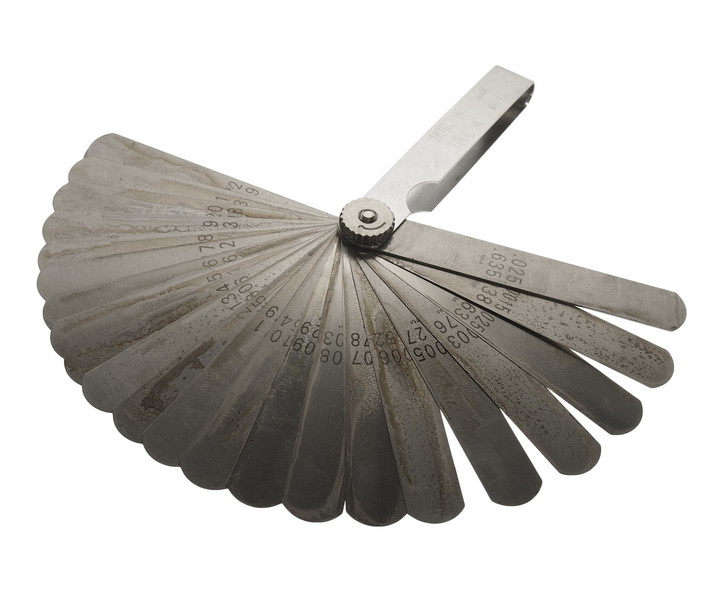 JTC 26PCS FEELER GAUGE (STRAIGHT) LENGTH 3.5 INCH, WIDTH 12.8 MM; JTC # 4289