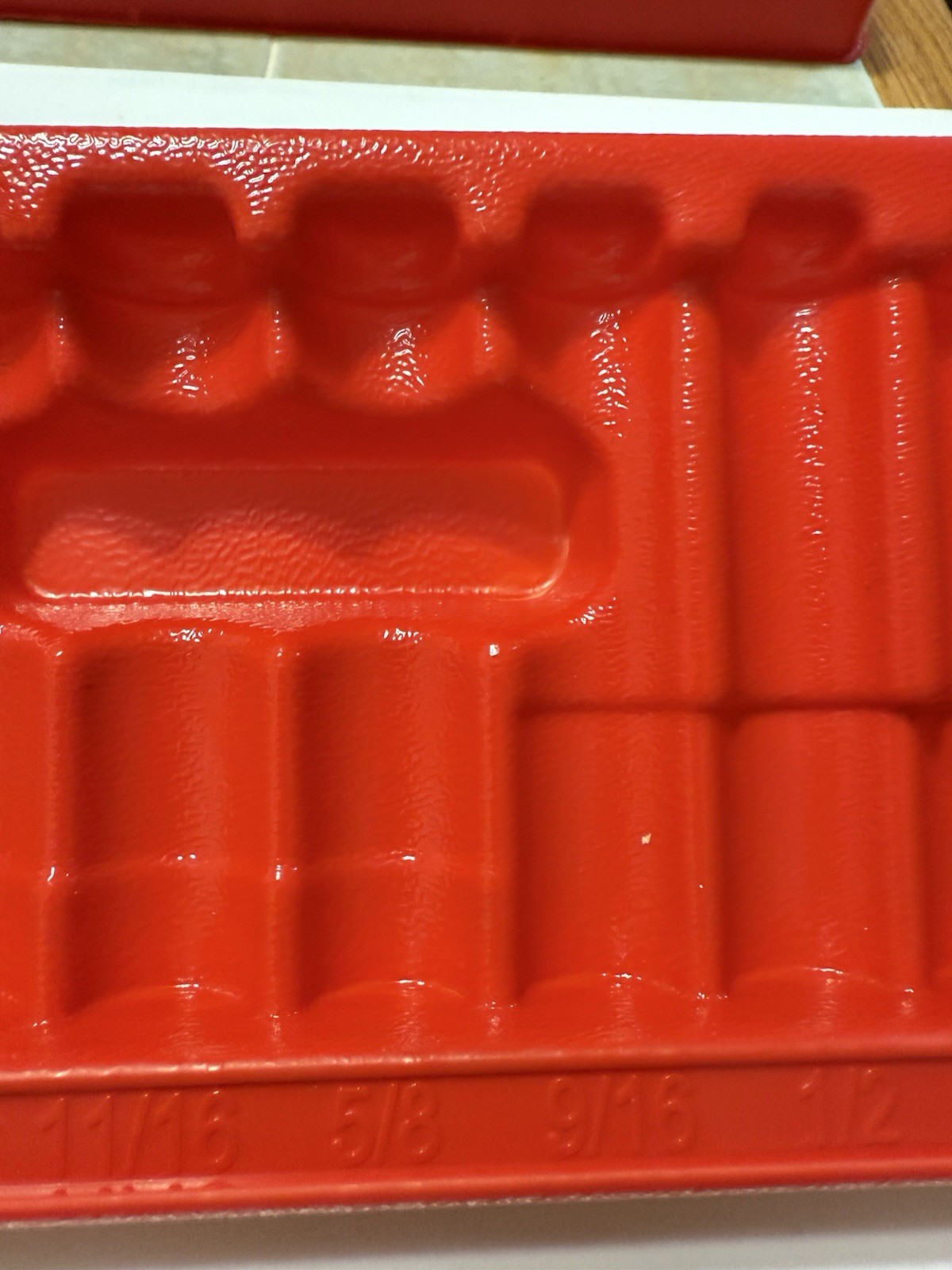 EMPTY TRAY PAKTY077 Snap On 313SYA 1/2″ Dr. 3/8”to1-1/8” SAE Deep 13Pc. NO TOOLS