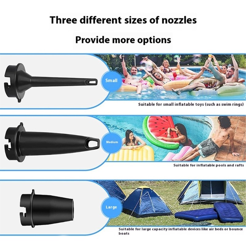 5200mAh Battery Rechargeable Air Pumps Inflates Deflates Camping Mattress Tents