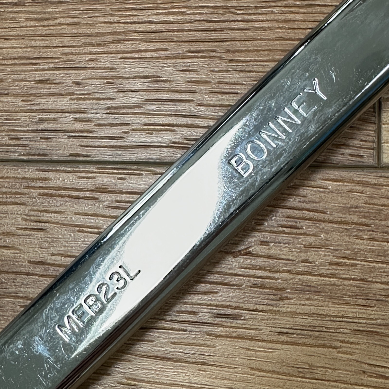 Bonney MEB23L Metric 23mm Combination Wrench 12 Pt USA Chrome Vintage 12.5″ Long