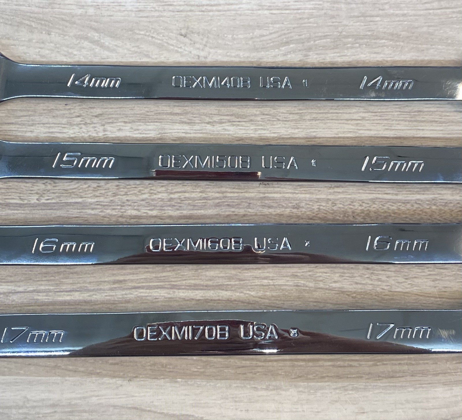 Snap-on Metric Wrenches OEXM140B OEXM150B OEXM160B OEXM170B 14-17MM