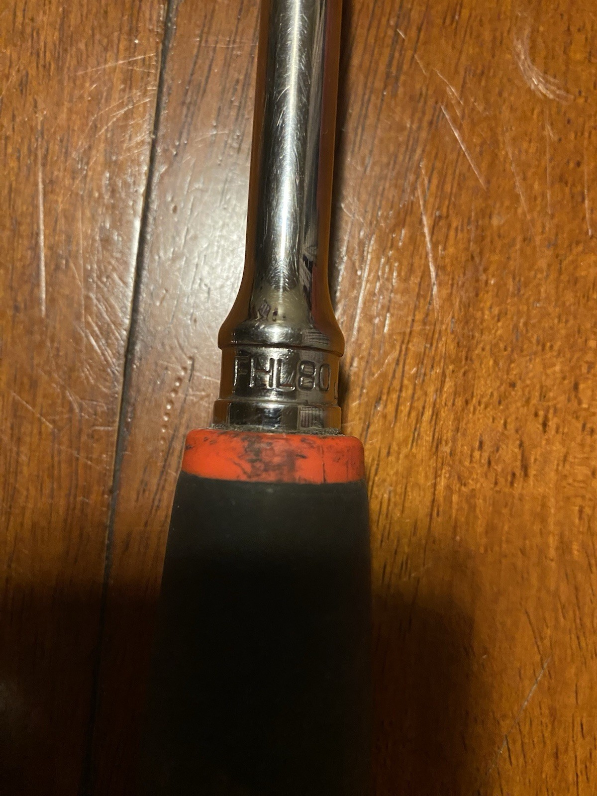 SNAPON 3/8″ Drive Duel 80 Soft Grip Ratchet Model FHL80 Good Condition