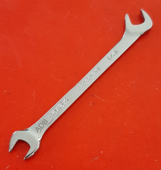 Snap-on Tools DS1516A Offset Angle 15/64 x 1/4″ Ignition Wrench Engraved